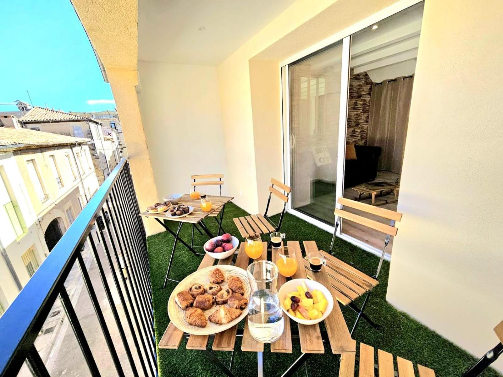 L'Escale Cevenole - Terrasse Et Clim Apartman Nîmes Kültér fotó